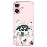 Senada iPhone 17 Camera Productor ile Uyumlu Kılıf Renkli Silikon Baskılı TPU Dostum Husky