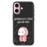 Senada iPhone 17 Camera Productor ile Uyumlu Kılıf Renkli Silikon Baskılı TPU Garibanın Yüzü