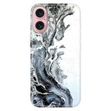 Senada iPhone 17 Camera Productor ile Uyumlu Kılıf Renkli Silikon Baskılı TPU Granit Mermer