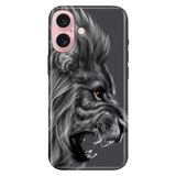Senada iPhone 17 Camera Productor ile Uyumlu Kılıf Renkli Silikon Baskılı TPU Kara Aslan