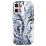 Senada iPhone 17 Camera Productor ile Uyumlu Kılıf Renkli Silikon Baskılı TPU Lüks Mermer
