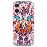 Senada iPhone 17 Camera Productor ile Uyumlu Kılıf Renkli Silikon Baskılı TPU Mandala Aşk