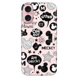 Senada iPhone 17 Camera Productor ile Uyumlu Kılıf Renkli Silikon Baskılı TPU Mickeyyy