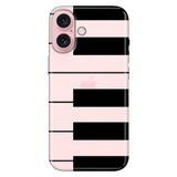 Senada iPhone 17 Camera Productor ile Uyumlu Kılıf Renkli Silikon Baskılı TPU Piyano