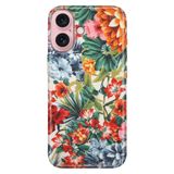 Senada iPhone 17 Camera Productor ile Uyumlu Kılıf Renkli Silikon Baskılı TPU Sanatsal Çiçek