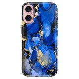 Senada iPhone 17 Camera Productor ile Uyumlu Kılıf Renkli Silikon Baskılı TPU Simli Ametist Taşı