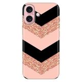 Senada iPhone 17 Camera Productor ile Uyumlu Kılıf Renkli Silikon Baskılı TPU Simli Pullu Mermer
