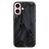 Senada iPhone 17 Camera Productor ile Uyumlu Kılıf Renkli Silikon Baskılı TPU Siyah Beton