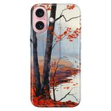 Senada iPhone 17 Camera Productor ile Uyumlu Kılıf Renkli Silikon Baskılı TPU Sonbahar