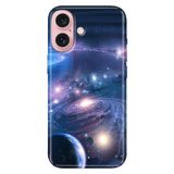 Senada iPhone 17 Camera Productor ile Uyumlu Kılıf Renkli Silikon Baskılı TPU Uzay Boşluğu