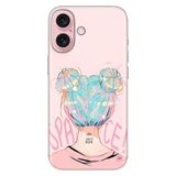 Senada iPhone 17 Camera Productor ile Uyumlu Kılıf Renkli Silikon Baskılı TPU Uzaydan Gelen Kız