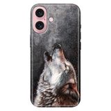 Senada iPhone 17 Camera Productor ile Uyumlu Kılıf Renkli Silikon Baskılı TPU Vahşi Kurt