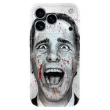 Senada iPhone 17 Pro Max 6.91 inch ile Uyumlu Kılıf Dekoratif Silikon Baskılı Kapak AmericanPsych