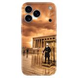 Senada iPhone 17 Pro Max 6.91 inch ile Uyumlu Kılıf Dekoratif Silikon Baskılı Kapak Anıtkabir
