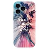 Senada iPhone 17 Pro Max 6.91 inch ile Uyumlu Kılıf Dekoratif Silikon Baskılı Kapak Too Much