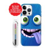 Senada İphone 7 8 11 12 13 14 15 16 Pro Max Plus İle Uyumlu Kılıf Dekore Şekilli Bluemonster