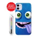 Senada İphone 7 8 11 12 13 14 15 16 Pro Max Plus İle Uyumlu Kılıf Resimli Silikon Kapak Bluemonster