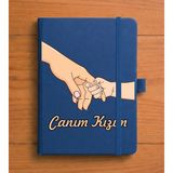 Senada Kişiye Özel Isim Yazılı Tarihsiz 192 Sayfa Mini Termo Defter Baskılı Desenli 9X14 cm Lacivert - 16 - 1 Adet - 003-Lacivert