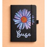 Senada Kişiye Özel Isim Yazılı Tarihsiz 192 Sayfa Mini Termo Defter Baskılı Desenli 9X14 cm Siyah Size Özel-24 - 1 Adet - 0 - Siyah