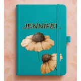 Senada Kişiye Özel Isim Yazılı Tarihsiz 192 Sayfa Mini Termo Defter Baskılı Desenli 9X14 cm Turkuaz Dsnn 27 - 1 Adet