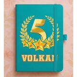 Senada Kişiye Özel Isim Yazılı Tarihsiz 192 Sayfa Mini Termo Defter Baskılı Desenli 9X14 cm Turkuaz Promo/22 - 1 Adet