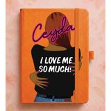 Senada Kişiye Özel Isim Yazılı Tarihsiz 192 Sayfa Mini Termo Defter Baskılı Desenli 9X14 cm Turuncu Moda/stok 29 - 1 Adet - 860-Turuncu