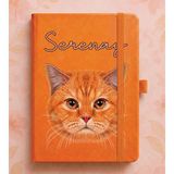 Senada Kişiye Özel Isim Yazılı Tarihsiz 192 Sayfa Mini Termo Defter Baskılı Desenli 9X14 cm Turuncu - Renkli-Özel7 - 1 Adet - 860-Turuncu