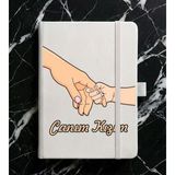 Senada Kişiye Özel Isim Yazılı Tarihsiz 224 Sayfa Not Defteri Baskılı Desenli 13X21 cm Beyaz - 16 - 1 Adet - 102-Beyaz