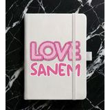 Senada Kişiye Özel Isim Yazılı Tarihsiz 224 Sayfa Not Defteri Baskılı Desenli 13X21 cm Beyaz 28STOK-NO - 1 Adet - 102-Beyaz