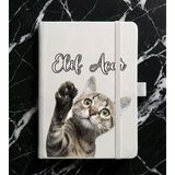 Senada Kişiye Özel Isim Yazılı Tarihsiz 224 Sayfa Not Defteri Baskılı Desenli 13X21 cm Beyaz - Görsel-Tasarım9 - 1 Adet - 102-Beyaz
