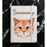 Senada Kişiye Özel Isim Yazılı Tarihsiz 224 Sayfa Not Defteri Baskılı Desenli 13X21 cm Beyaz - Renkli-Özel7 - 1 Adet - 102-Beyaz