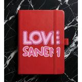 Senada Kişiye Özel Isim Yazılı Tarihsiz 224 Sayfa Not Defteri Baskılı Desenli 13X21 cm Kırmızı 28STOK-NO - 1 Adet - Kırmızı - Kırmızı