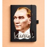 Senada Kişiye Özel Isim Yazılı Tarihsiz 224 Sayfa Not Defteri Baskılı Desenli 13X21 cm Siyah STOCK-023 - 1 Adet - 0 - Siyah