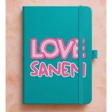 Senada Kişiye Özel Isim Yazılı Tarihsiz 224 Sayfa Not Defteri Baskılı Desenli 13X21 cm Turkuaz 28STOK-NO - 1 Adet