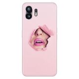 Senada Nothing Phone 2 İle Uyumlu Kılıf Şeffaf Baskılı Kapak Silikon Saklı Aşk