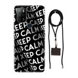 Senada Omix X300 X500 ile Uyumlu Kılıf KeepCalm Silikon İpli Boyun Askı Aparatı