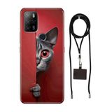 Senada Omix X300 X500 ile Uyumlu Kılıf Red Cat Silikon İpli Boyun Askı Aparatı