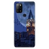 Senada Omix X300 - X500 ile Uyumlu Kılıf Resimli Desenli Silikon Galata Moon