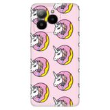 Senada Omix X7 İle Uyumlu Kılıf Desenli Baskılı Silikon Unicorn Donut