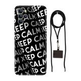 Senada Omix X700 ile Uyumlu Kılıf KeepCalm Silikon İpli Boyun Askı Aparatı