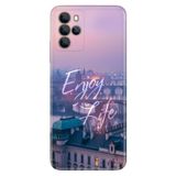 Senada Omix X700 ile Uyumlu Kılıf Resimli Desenli Silikon Enjoy Life