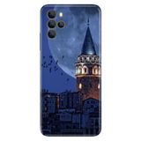 Senada Omix X700 ile Uyumlu Kılıf Resimli Desenli Silikon Galata Moon