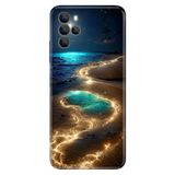 Senada Omix X700 ile Uyumlu Kılıf Resimli Desenli Silikon Golden Beach