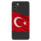 Senada Omix X700 İle Uyumlu Kılıf Silikon Moderna Desenli Al Bayrak