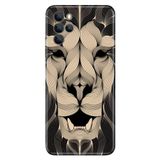 Senada Omix X700 İle Uyumlu Kılıf Silikon Moderna Desenli Altın Aslan Mandala