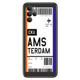 Senada Omix X700 İle Uyumlu Kılıf Silikon Moderna Desenli Amsterdam Uçak Bileti