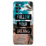 Senada Omix X700 İle Uyumlu Kılıf Silikon Moderna Desenli Follow Your Dreams