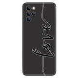 Senada Omix X700 İle Uyumlu Kılıf Silikon Moderna Desenli Love Dizayn