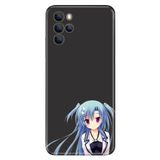 Senada Omix X700 İle Uyumlu Kılıf Silikon Moderna Desenli Mavi Anime Kız
