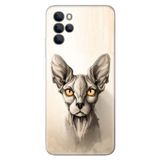 Senada Omix X700 İle Uyumlu Kılıf Silikon Moderna Desenli Sfenks Kedi